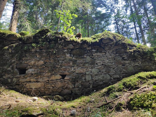 Hus - zřícenina hradu